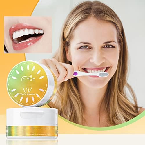 Прашок за заби за миење на забите светло бело миење бело жолта жолта четка за белење на дамки за заби печење чиста преносна дневна