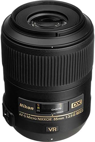 Nikon 85mm F/3.5G AF -S DX Micro Nikkor ED Lens - додаток пакет со комплет за филтрирање и пакет софтверски пакет