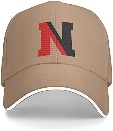 Североисточен универзитетски лого сендвич капа Unisex класичен бејзбол капунсекс прилагодлива каскета тато капа