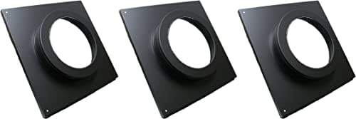 Симпсон Дура-Вент 46dVA-DC- Поддршка за тркалезно таванот/coverидно покритие- 4 x6 5/8 директен отвор, црно