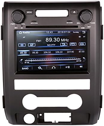 8 Инчен Екран На Допир Монитор Автомобил ГПС Систем За Навигација ЗА Форд Ф150 2009-2014 Автомобил Стерео Двд Плеер+Bluetooth+Радио +Контрола на Воланот+RDS+Sd/usb+AUX во+Бесплатна Р