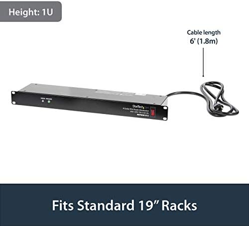 Silverstone Technology RM44 4U RackMount Server Shassis, SST -RM44 & Startech.com 8 Излез Хоризонтална 1U Rack Mount PDU Power Strip