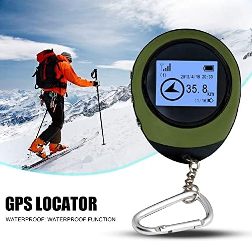 Dhtdvd Tracker GPS Приемник За Навигација СО БРАВА USB Полнење За Шумски Туризам Пешачење Компас Уред Локатор Рекордер Алатка