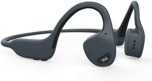 Отворено Уво Безжични Спортски Bluetooth Слушалки Со Микрофон, Слушалки За Слушалки, Долга Батерија И Ултра-Лесни (Сива