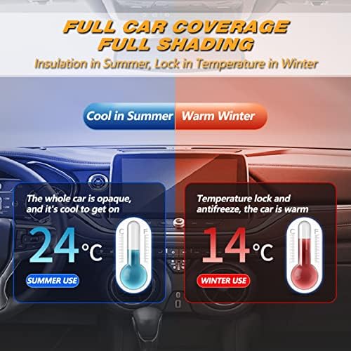 AUQDD 6-слоеви Пева Нов материјал Седан SUV Целосен погодок на автомобилот со водоотпорен водоотпорен водоотпорен водоотпорен УВ Сонце заштита