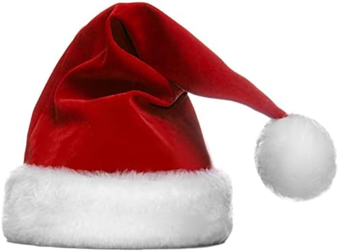 Божиќна Капа Дедо Мраз Капа За Возрасни, Унисекс Божиќна Празнична Капа За Божиќ Нова Година Празнична Празнична Забава Ноќта На
