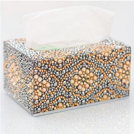 FGHF DIY дијамантски сликарство кутија Пластична држач за ткиво ДИЈ комплет за домашно декорација за занаетчиска декорација