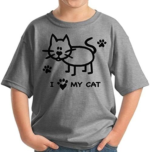 Маица со мачки на пекати, ги сакам маичките за деца со мачки