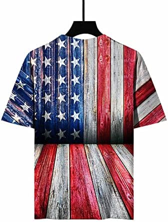 Дами салон маички кратки ракави врвови маички чамец врат американска лента за печатење на starвезди есен летни маички облеки трендовски