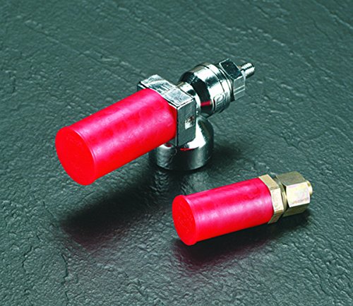 Caplugs 99394921 Пластично капаче со долги навојни конектори RCL-11, PE-LD, To Cap Thread Size .995 CAP ID .995 должина 1,80, црвена