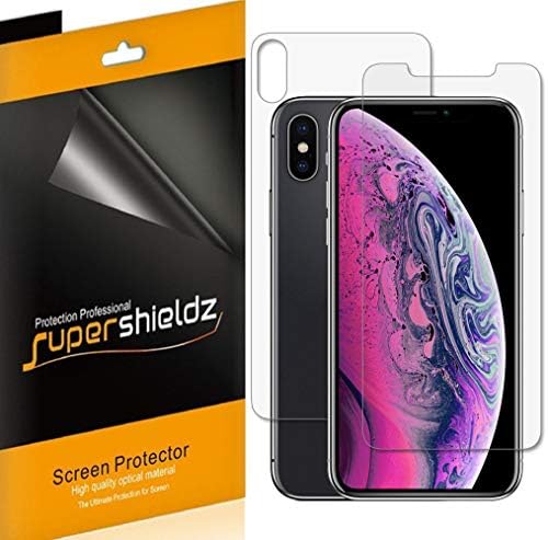 Supershieldz Дизајниран За Apple iPhone XS Max Заштитник На Екранот На Целото Тело, 0,23 mm, Јасен Штит Со Висока Дефиниција