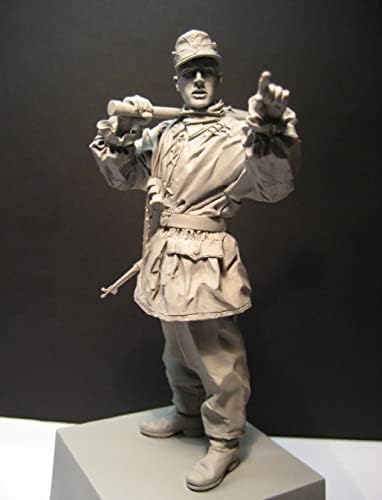 Гудмоел 1/16 120мм воен тематски тематски тематски тематски теми од Втората светска војна, комплет за модел на смола од војник/непрекинат и