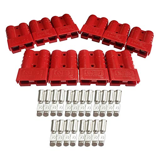 50 засилувачи на батеријата за батерии за батерии на батеријата за 50 засилувачи за Андерсон 50ам црвено