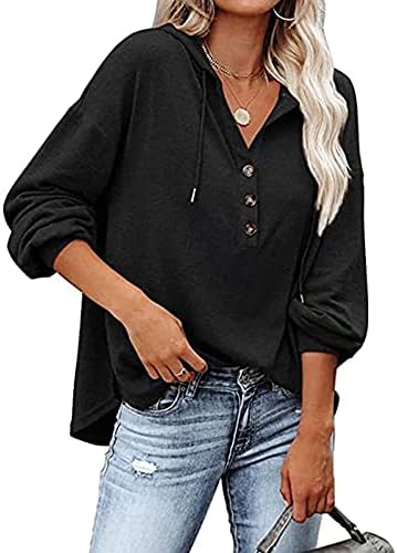 Womenените врвови со долги ракави - Преголемата лента од виножито од виножито, блузи маица пулвер, џемпер за џемпери