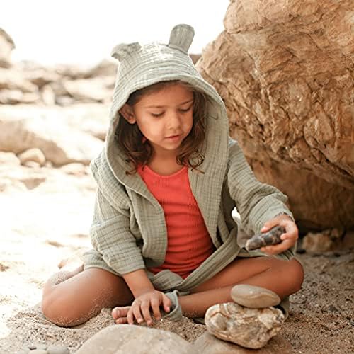 Натемија Органски Муслин Деца Маскирани Прикривање-Мека Плажа И Базен Пешкир Прикривање