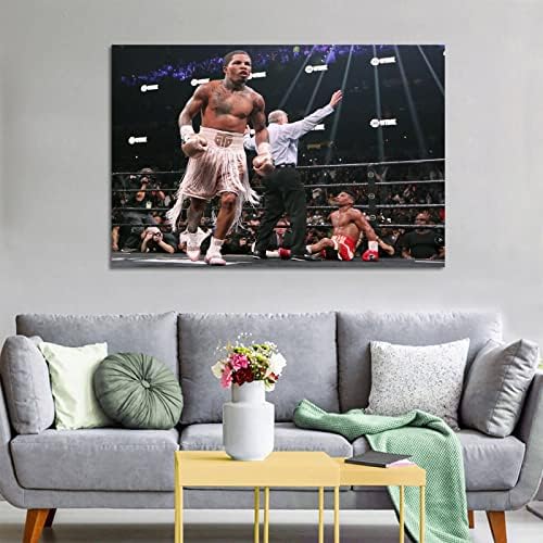Gervonta Davis vs Yuriorkis Gamboa Boxing Boxing Featherweight Champion Canvas Art Post и Wall Art Print Print Modern Family Spoice
