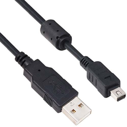 Господар кабли Заменување USB кабел Олово е компатибилен со дигиталните фотоапарати на Олимп, кои користат USB кабел CB-USB5/CB-USB6
