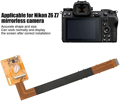 Кимис дисплеј Флекс кабел FPC Точен LCD вратило за ротирање на флексибилна кабелска фотоапарати Замена на кабел за кабел за Z6 Z7 без огледало камера