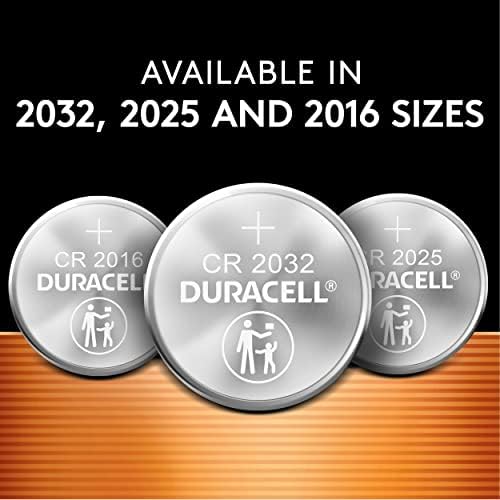 DURACELL CR2025 3v Литиумска Батерија, Карактеристики За Безбедност На Децата, Пакет За Броење 2, Батерија Со Литиумска Монета За Клучеви,