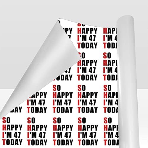 TYYMNDWP Обичај Роденден Завиткување Хартија Смешни Подароци Хартија За Завиткување За Годишнина Божиќ Денот На Вљубените Свадба