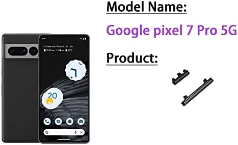 NUNLKS За Google Pixel 7 Pro Копче За Јачина На Звук Странични Копчиња Клуч Замена Поправка Дел за Google pixel 7Pro 5G
