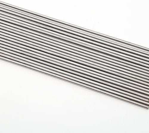 Виган 20 парчиња 50 см не'рѓосувачки челик пролетна жица тврда жица целосна тврда жица исправена жица 0,2-3мм пролетна челична