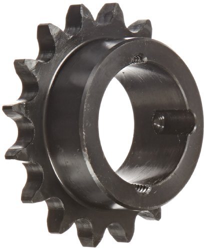 Tsubaki H40Btl16 Sprocket на ролери, единечна влакно, дизајн на Taperlock, зацврстени заби, потребни 1008 букви, 16 заби, 20