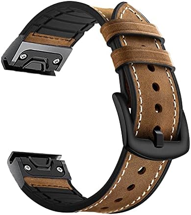 TPUOTI 22 26mm Спорт Часовник Бенд Ремени За Garmin Феникс 6 6S 6X PRO 5X 5 5S Плус 3 3HR 935 945 D2 Брзо Ослободување Кожа Нараквица