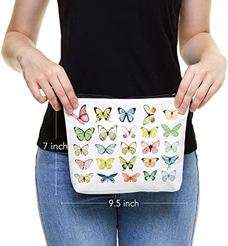 Пеперутка Подароци За Жени-Зелена Пеперутка-Пеперутка Декор Пеперутка Украси Пеперутка Подароци Симпатична Патување Шминка Торба