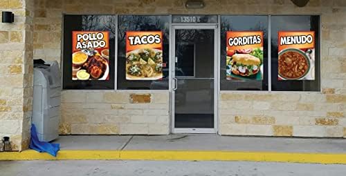 Налепница за прозорец Gorditas Decal Mexican Chruce Concession vinyl ресторан Гордита Мексиканска храна налепница
