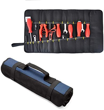 Премиер 22 џебови шок -изобилно водоотпорно платно алатка торба клуч за складирање торбичка магнетна алатка Организатор за мажи жени електричари,