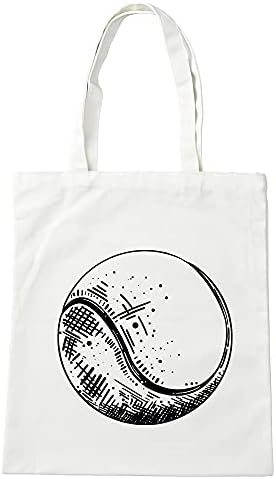 Торба за торбички со памук за бејзбол, торба за рамо, торбички за намирници што може да се употреби за подарок, прифатете прилагодени