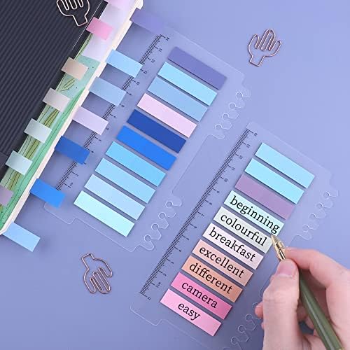 Antner 1200pcs Sticky Index Tabs Markers Markers Cooled Book Tab Sticky Notes Flage Flags Index Index Tabs Annotation Tabs Tabs Leable Налепници