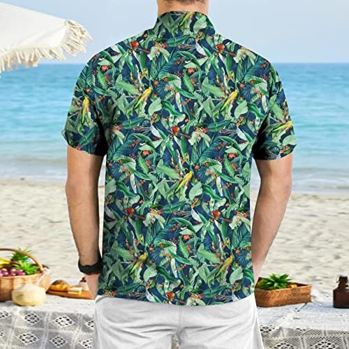 XXBR машки хавајски кошули, цветни печатени кратки ракави, обична плажа тропска лабава кошула, приморски одмори на годишен одмор, куртис коннер