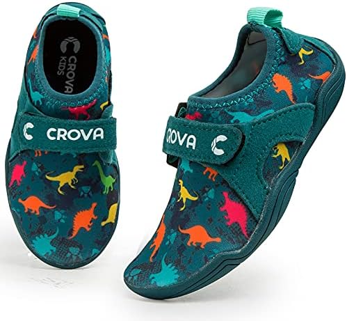 Crova Kids Water Sports Sports Shoes Ultra Light Тотално дренажа брза суво аква чорапи разголена лизгање за момчиња девојчиња дете
