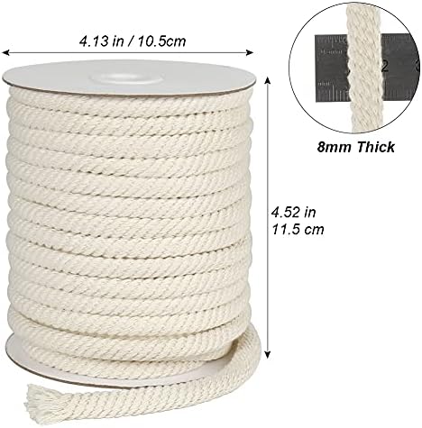 8мм изопачен памучен кабел и 8мм плетенка памучен кабел