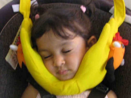 Поддршка за главата за деца /перница за патувања за автомобилски, шетач, авион итн.
