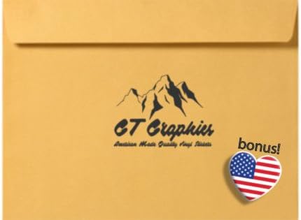 GT Graphics USA држави мапа - водоотпорна декларација на налепница винил