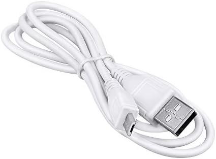 KYBATE 5FT WHITE MICRO USB кабел за полнач за кабел за кабел за NVIDIA SHIELD TV COX