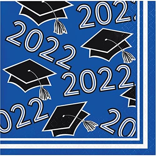 Креативна Конвертирачка Класа од 2022 Година Кобалт Сини Пијалаци Салфетки, 5