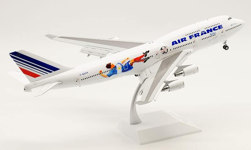JC Wings Air France for Boeing 747-400 F-Gexa Flaps Down 1/200 Diecast Aircraft претходно градежен модел