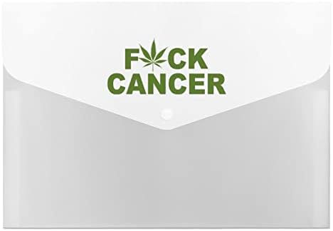 Cancer Го Ракот На Плевелот Торба Со Документи Со Папка Со Папка Со Големина А4 Пренослива Торбичка За Организатор На Поднесување
