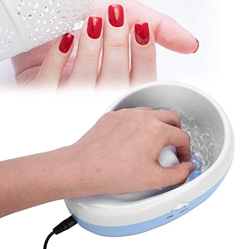 Чинија за меурчиња за нокти, електричен лак за отстранување на нокти за отстранување на сад за натопена рака Масажа Спа DIY алати за маникир за маникир за нокти