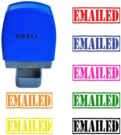 Sseell испрати е-пошта со само-мастила за мастила за само-залетување на пред-заинтересирани канцелариски стационарни флеш марки-црвена боја
