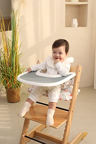 Gembebee Водоотпорен Перница Во Собата + силиконски послужавник placemat Компатибилен Со Stokke Tripp Trapp Висок Стол