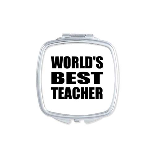 Најдобриот Учител На светот Цитат За Студенти Огледало Пренослив Компактен Џеб Шминка Двострано Стакло