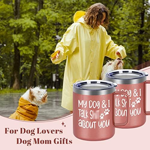 Gingprous Куче Мајка Подароци За Љубителите На Кучиња, Моето Куче И Јас Зборуваме За Вас Изолирани Кафе Кригла, Мајки Ден Божиќ Роденден Подароци За Куче Мајка Куче Љубо