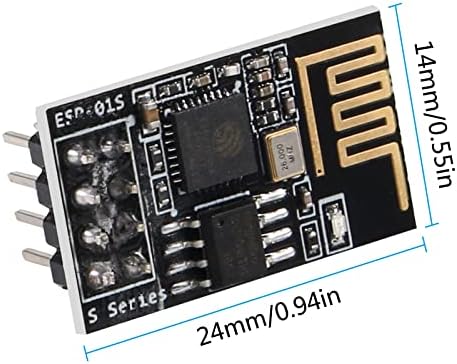 Melife 6PCS ESP8266 ESP-01 Сериски безжичен WiFi модул приемник за приемник DC3.0-3.6V Интернет на нешта WiFi Module Board