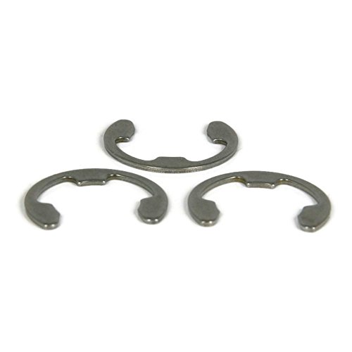 Не'рѓосувачки челик E Snap прстени за задржување на прстените E-25SS 1/4 QTY 100