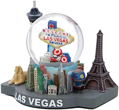 Снежен глобус во Лас Вегас и Скајлин Модел 4 инчи
